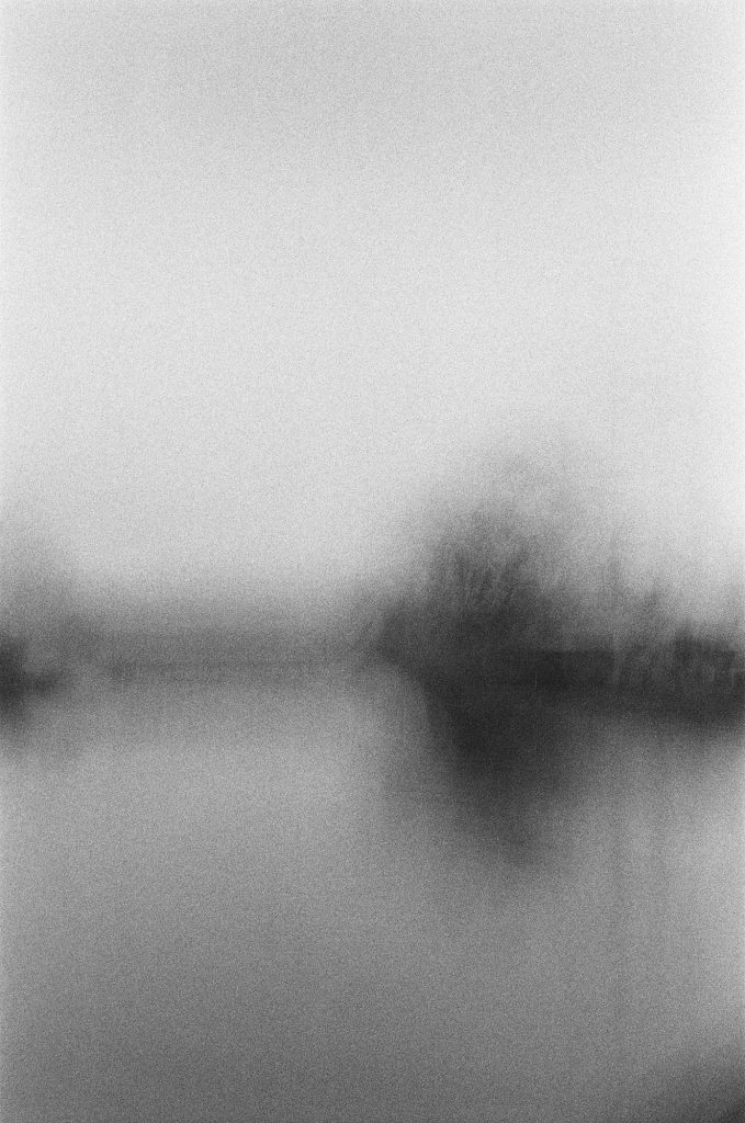 photographie argentique avec un Retina Reflex III vintage noir et blanc icm flou artistique nature Honfleur la baie par femme photographe celine pivoine eyes artiste 